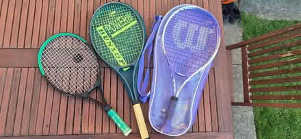 Photo of free 3 x tennis rackets (Charlton OX12) #1
