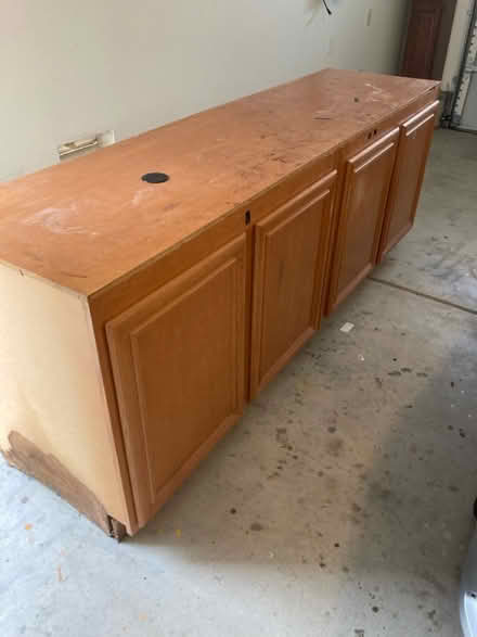 Photo of free Cupboards for garage workbench (Eastlake) #1