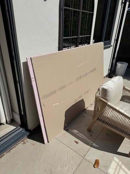 Photo of free 2 plasterboard panels, 2000x1200 (Hildenborough) #1