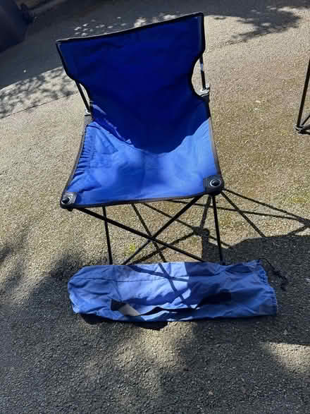 Photo of free Blue Canping/Fishing chair 1990s (Branksome Dorset BH12) #3