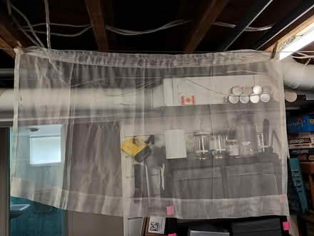 Photo of free 2 sheer curtains (small) (Yonge/Sheppard) #1