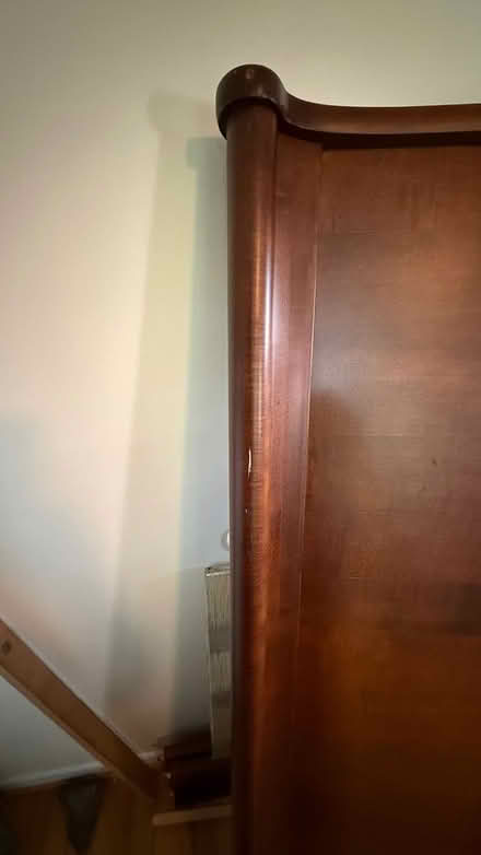 Photo of free Solid Cherry Wood Queen Sleigh Bed (Cully) #3