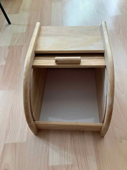 Photo of free Small wooden bread bin (Verwood BH31) #4