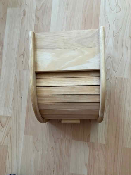 Photo of free Small wooden bread bin (Verwood BH31) #2