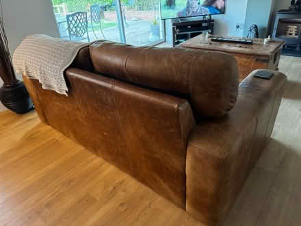 Photo of free Leather 3 Seater leather sofa (Pinkneys Green, SL6) #4