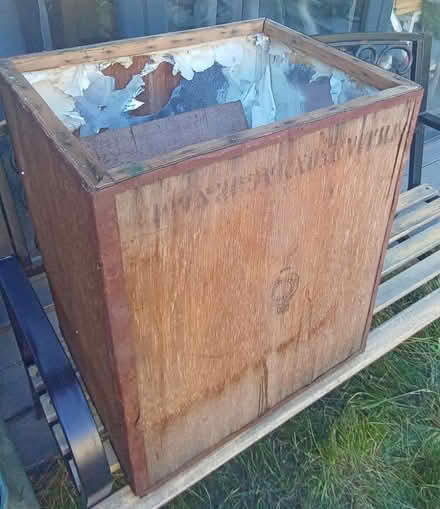 Photo of free big wooden box (for planter?) (Romsey Ward CB1) #1