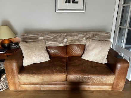 Photo of free Leather 3 Seater leather sofa (Pinkneys Green, SL6) #3