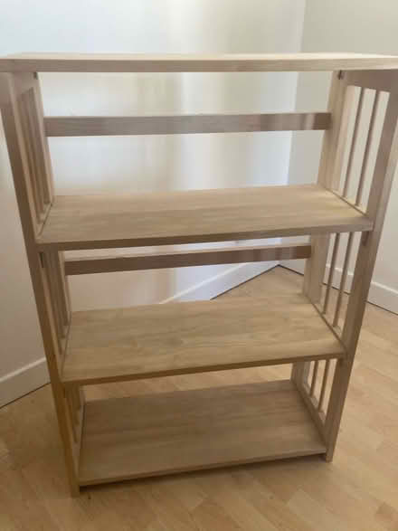 Photo of free Collapsible wooden bookshelves (Pilton EH5) #1