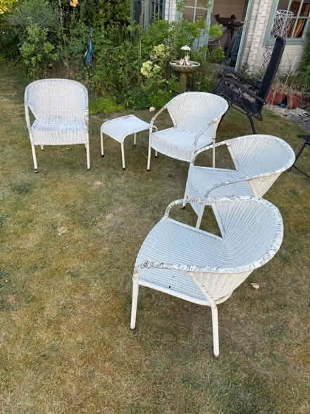 Photo of free 4 Rattan chairs and side table (Warden Hill GL51) #1