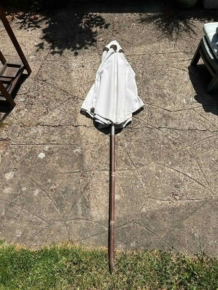 Photo of free Off-white garden parasol (Epsom KT19) #1