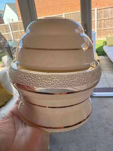 Photo of free Glass art deco lampshade (Kings Hill ME19) #2