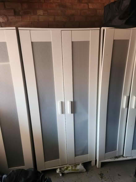 Photo of free White Ikea Wardrobes (L23 6XS) #1