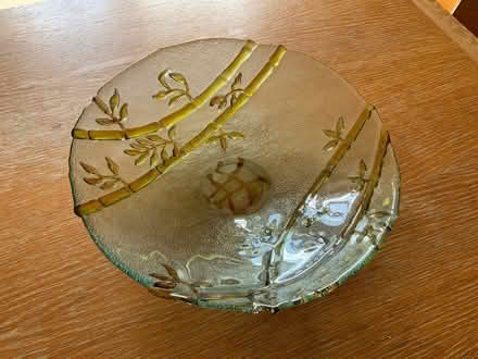 Photo of free Pressed glass fruit bowl - Borough Green (Crouch TN15) #1