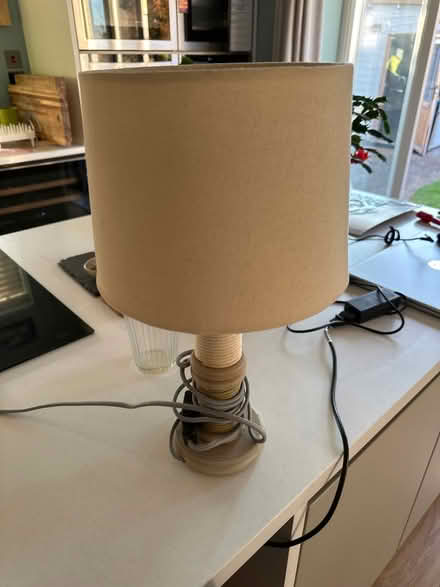 Photo of free ‘Cotton Reel’ Table Lamp (Staines-upon-Thames TW18) #1