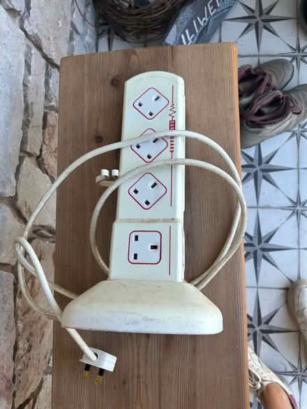 Photo of free 13 amp multy socket stand (Tregarth LL57) #2