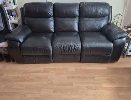 Photo of free 3 seater & 2 seater recliner sofa (Ilford) #2