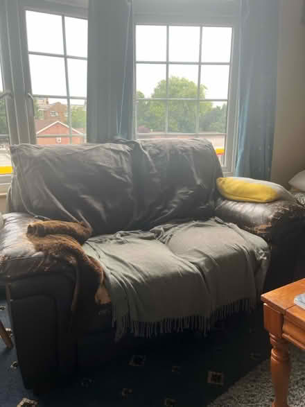 Photo of free Old but comfy 2 seater couch (NW2) #1
