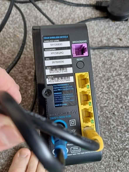 Photo of free Sky broadband/wifi box (Paulsgrove PO6) #2