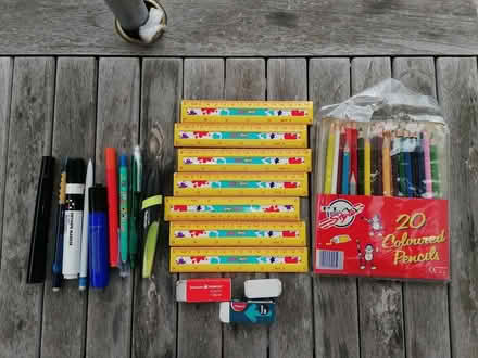 Photo of free Rulers, pencils, markers etc (Didcot, Ladygrove, OX11) #1