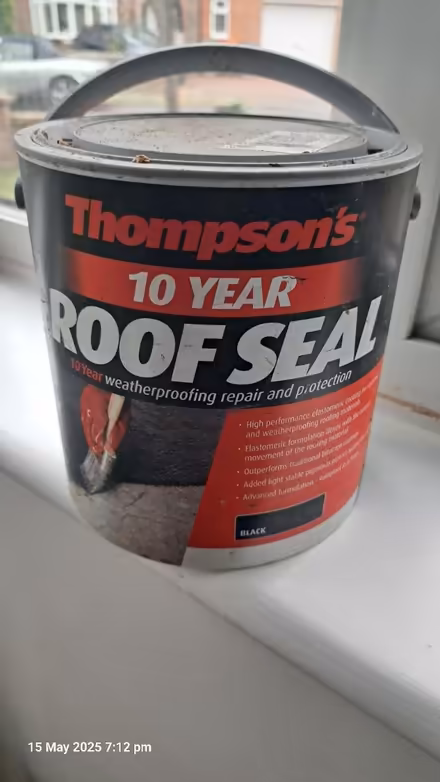 Photo of free Thompsons 10yr Black Roof Seal (Linslade, Leighton Buzzard LU7) #1