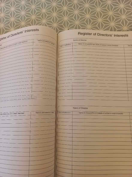 Photo of free A4 Company Register book (Bathford) #4