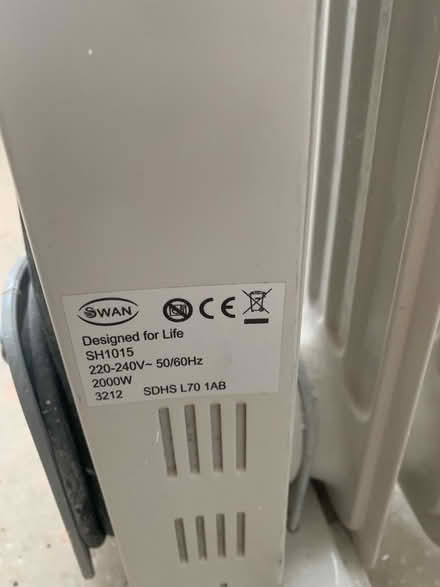 Photo of free Swan Electric Heater on Wheels (Thorpe Marriot NR8) #3