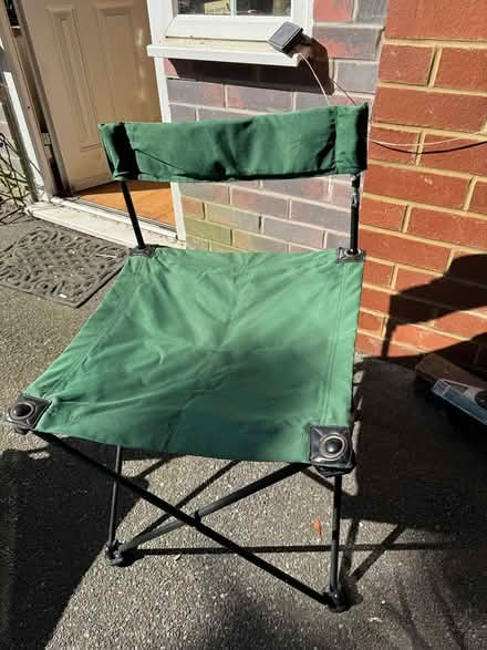 Photo of free Green Camping chair -Good (Branksome Dorset BH12) #2