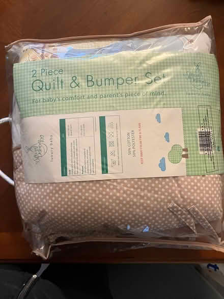 Photo of free Cot bumpers and matching duvet (Starbeck HG1) #1