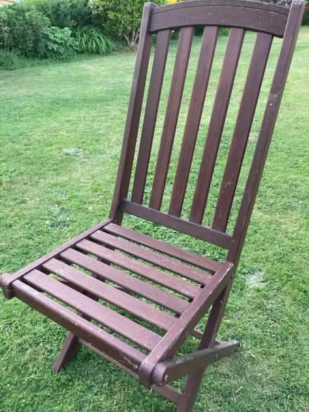 Photo of free Four garden chairs (PO14 Hill Head) #1