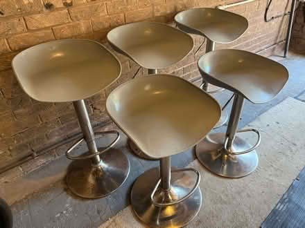 Photo of free 5 x grey bar stools (WA4) #1