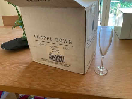 Photo of free Box of 12 flute shaped champagne glasses - Boro’ Green (Crouch TN15) #1