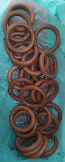 Photo of free Wooden curtain rings. (Cogenhoe) #1