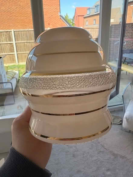 Photo of free Glass art deco lampshade (Kings Hill ME19) #3