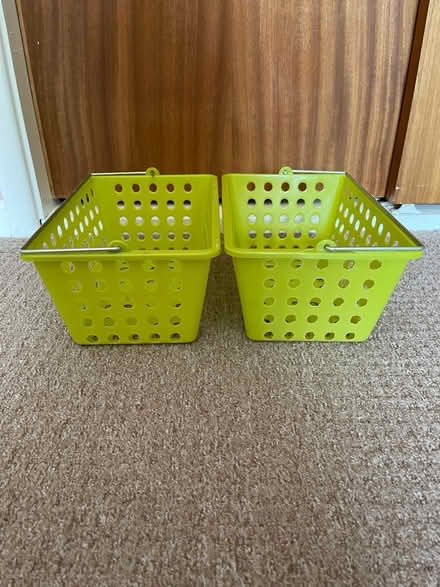 Photo of free Small storage baskets x 2 (New Brighton CH45) #2
