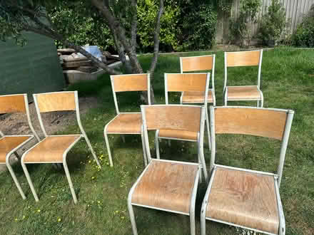 Photo of free Adult vintage school chairs (Salvington bn13) #1