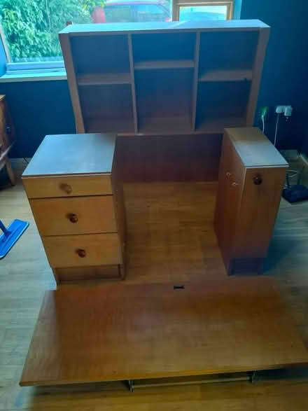 Photo of free Solid Wood shelf/desk unit (Dundrum) #2