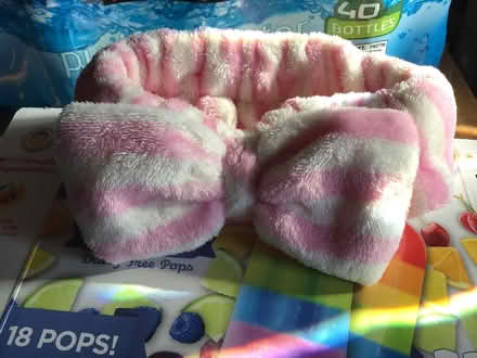 Photo of free Stylish pink/white headband (Hesperian Blvd) #1