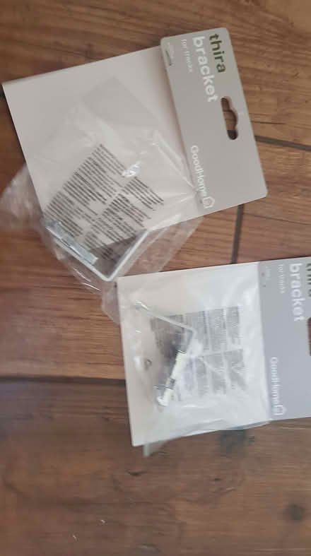 Photo of free Pair of curtain track brackets from B&Q never used (Cheylesmore CV3) #1