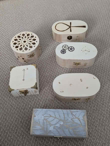 Photo of free Collection of small wooden boxes (Teversham CB1) #1
