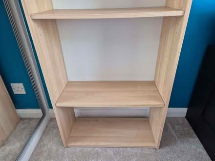 Photo of free Bookcase oak veneer 59x170x25 (Woosehill RG41) #3