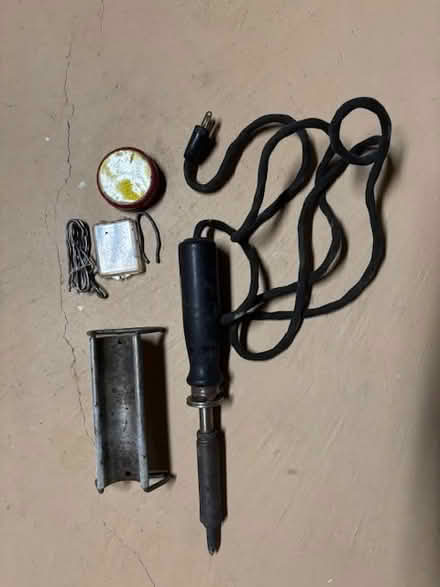 Photo of free Soldering iron, stand, flus, solder (Orleans) #1