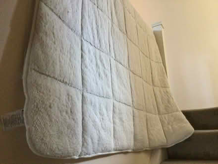 Photo of free King size Dunelm fleecy mattress topper (Hereford HR1) #1