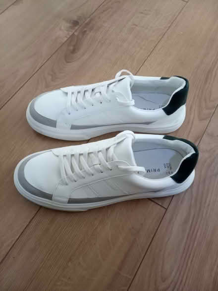 Photo of free Pair of White trainers size 10UK (Marlow Bottom SL7) #1