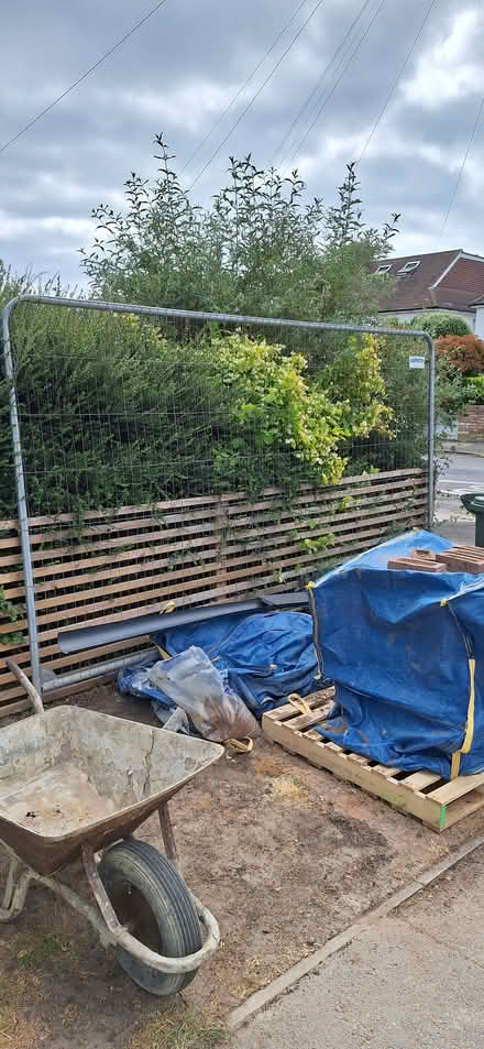 Photo of free Heras Fence Panel with 2 feet (Molesey) #1