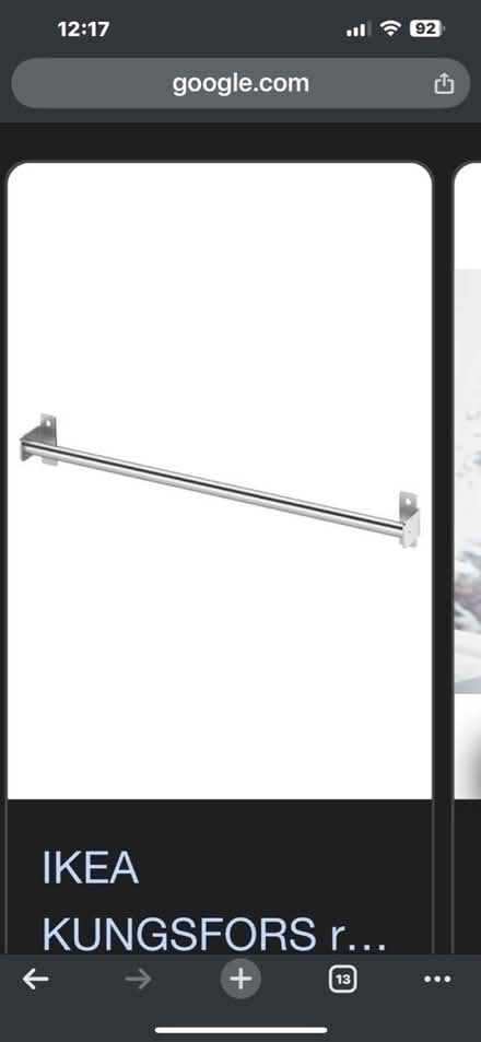 Photo of free IKEA utensil wall hanging rack (Tonbridge) #1