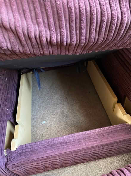 Photo of free Nabru armchair aubergine/plum purple (Adlington PR7) #3