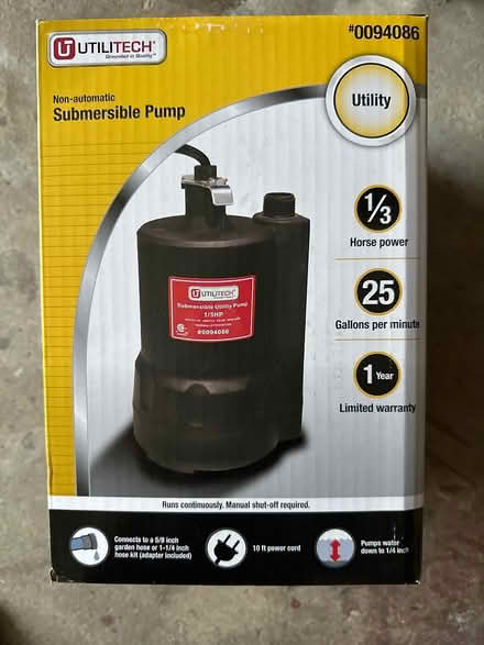 Photo of free Submersible Pump (Chevy Chase, DC) #1