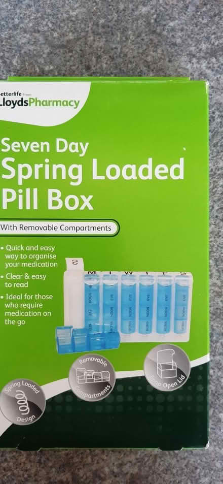 Photo of free Seven day pill box - new (Old Town BN20.) #1
