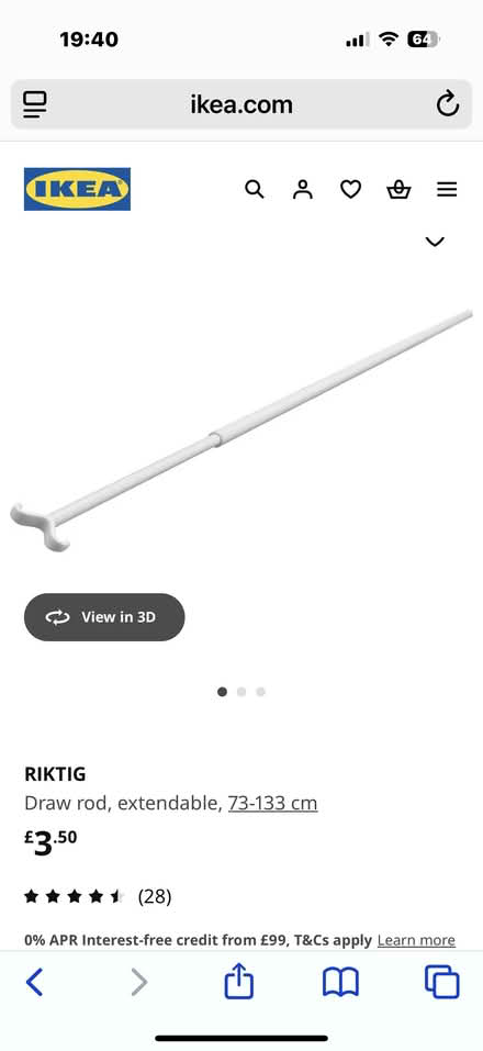 Photo of free Curtain Draw Rod (Wandsworth) #4