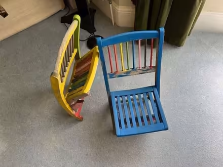 Photo of free Two children's chairs for upcycling (Henley-on-Thames RG9) #3